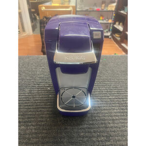 Keurig Purple & Silver K-Mini Single Serve Coffee Maker EUC Cleaned and Tested